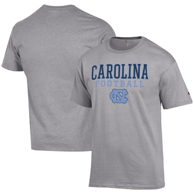 NCAA North Carolina Tar Heels Football Stack T-Shirt