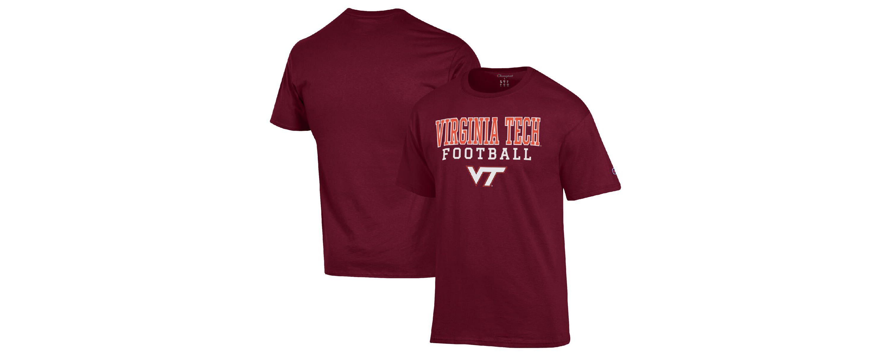 NCAA Virginia Tech Hokies Football Stack T-Shirt