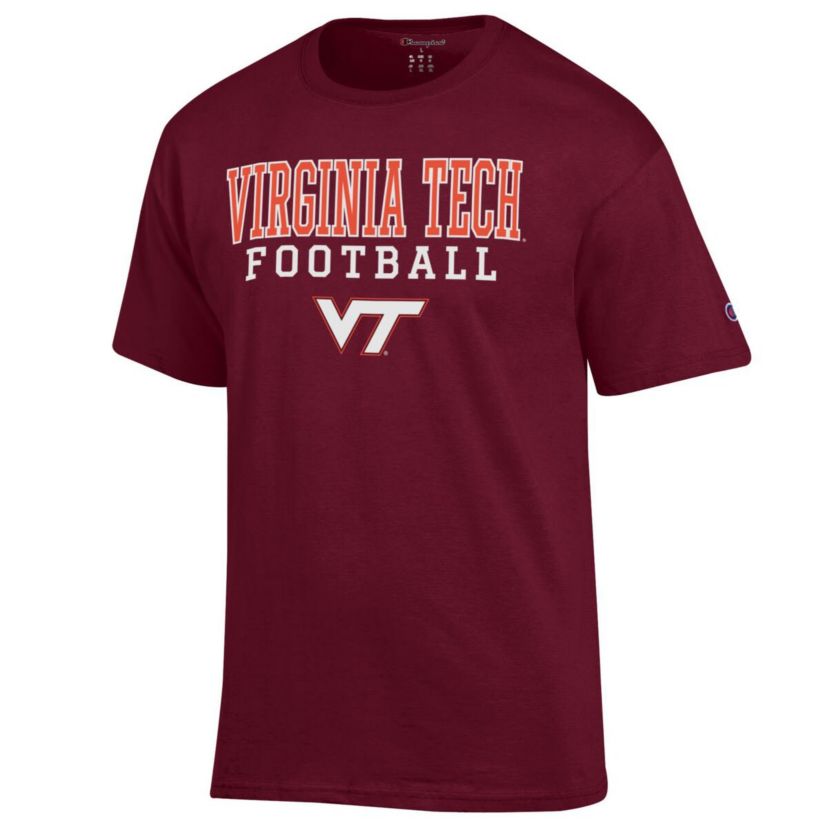 NCAA Virginia Tech Hokies Football Stack T-Shirt