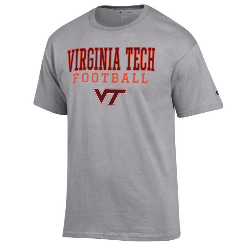 NCAA Virginia Tech Hokies Football Stack T-Shirt