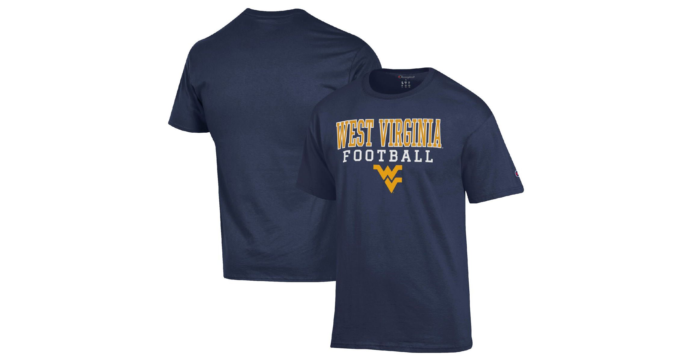 NCAA West Virginia Mountaineers Football Stack T-Shirt