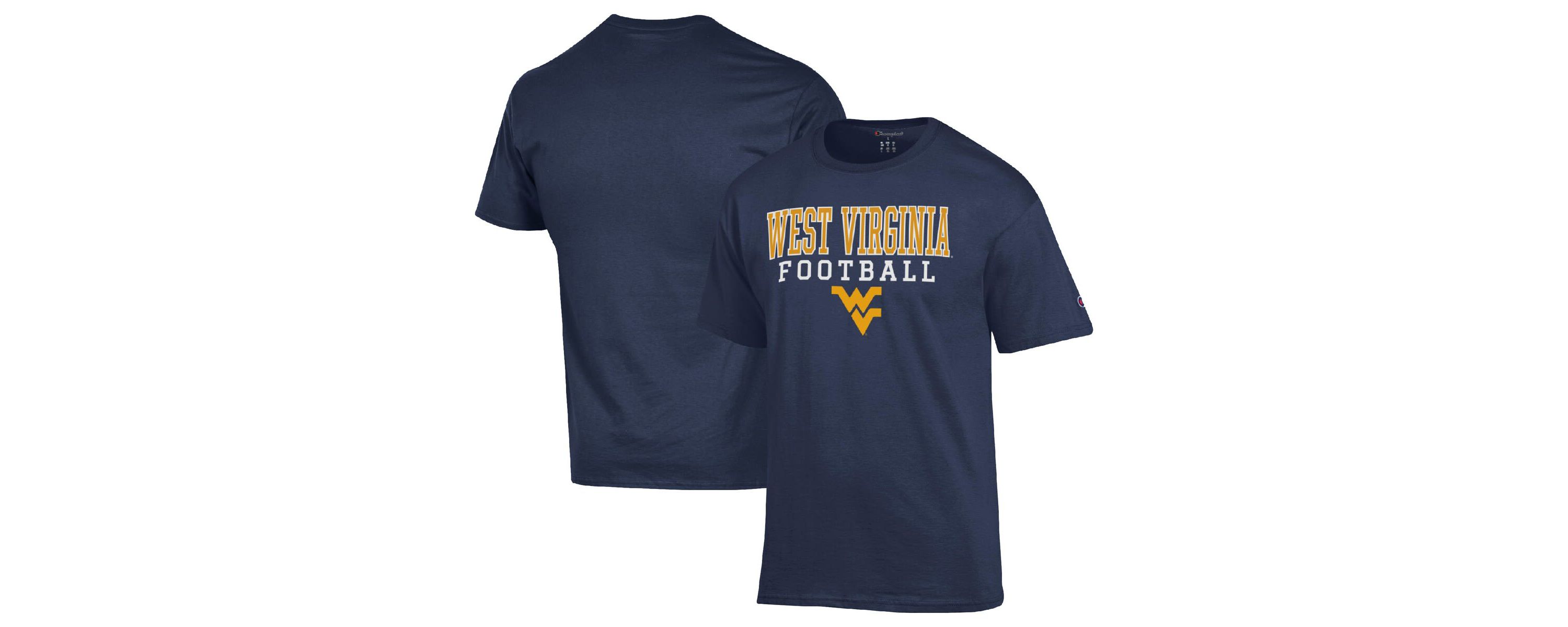 NCAA West Virginia Mountaineers Football Stack T-Shirt