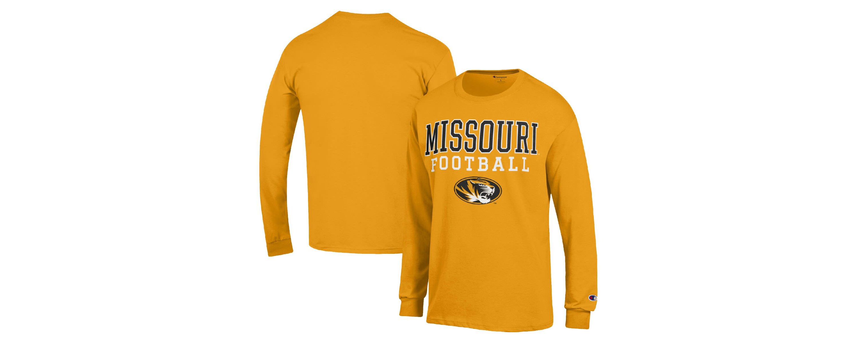 NCAA Missouri Tigers Football Stack Long Sleeve T-Shirt