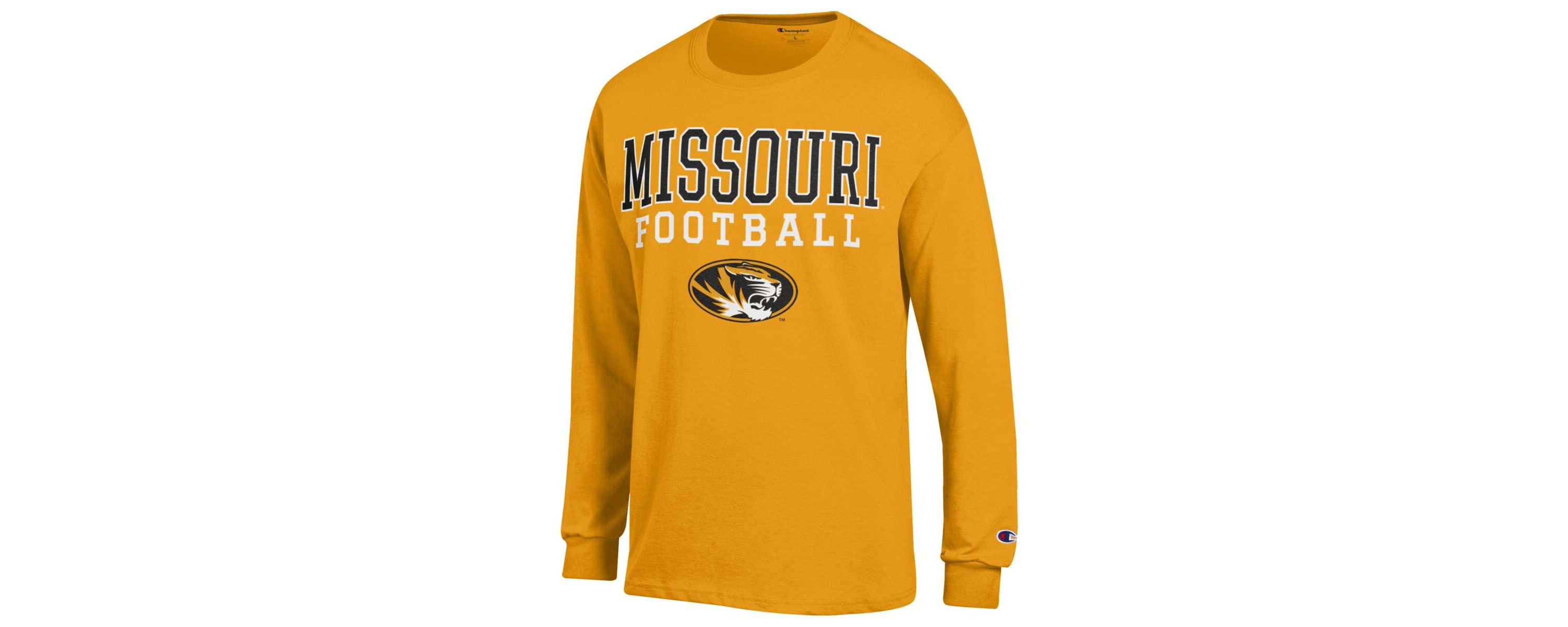NCAA Missouri Tigers Football Stack Long Sleeve T-Shirt