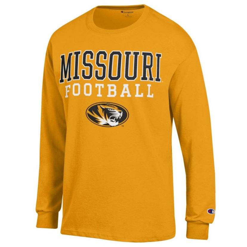 NCAA Missouri Tigers Football Stack Long Sleeve T-Shirt