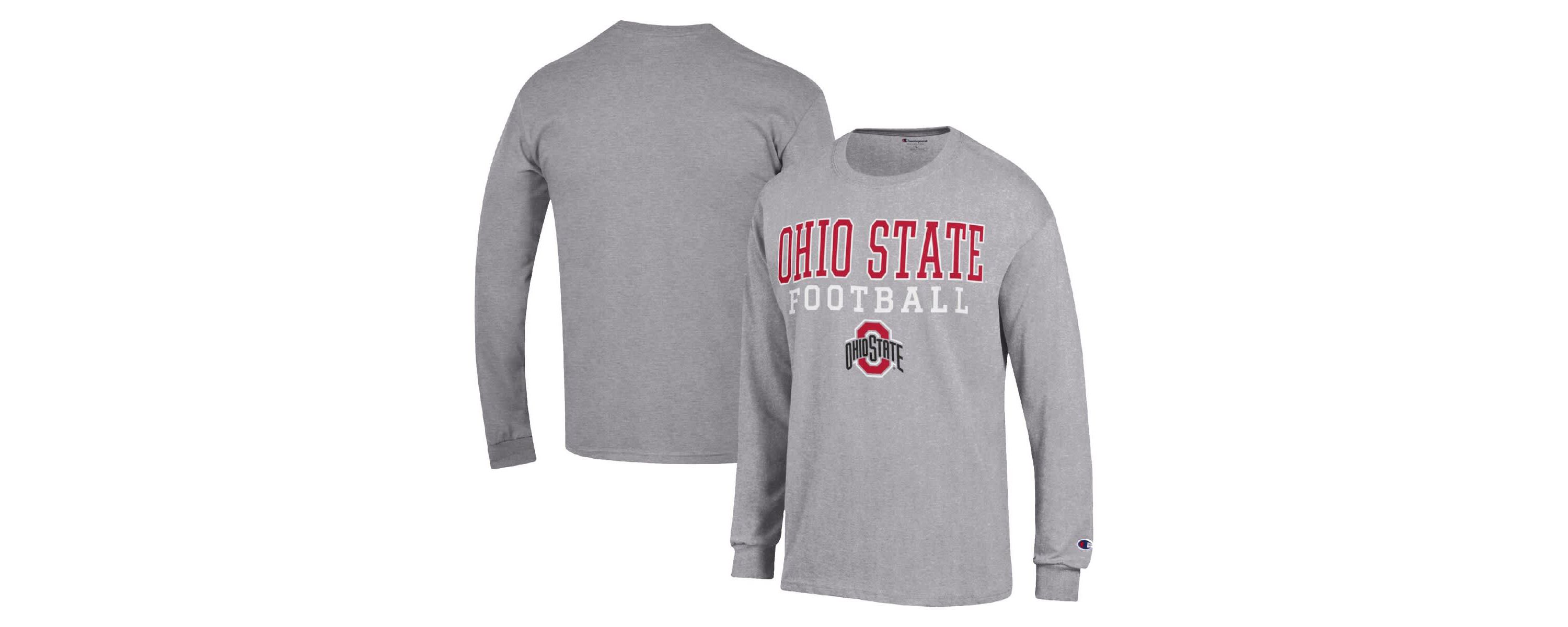 NCAA Ohio State Buckeyes Football Stack Long Sleeve T-Shirt