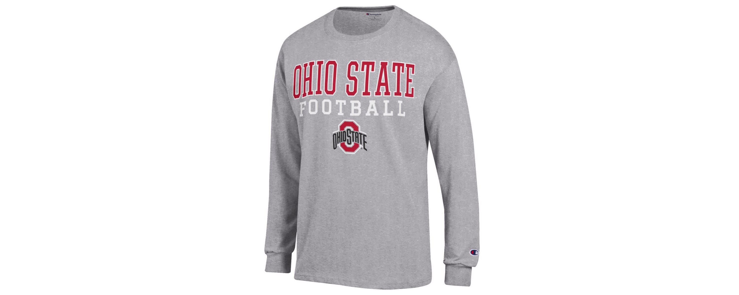 NCAA Ohio State Buckeyes Football Stack Long Sleeve T-Shirt