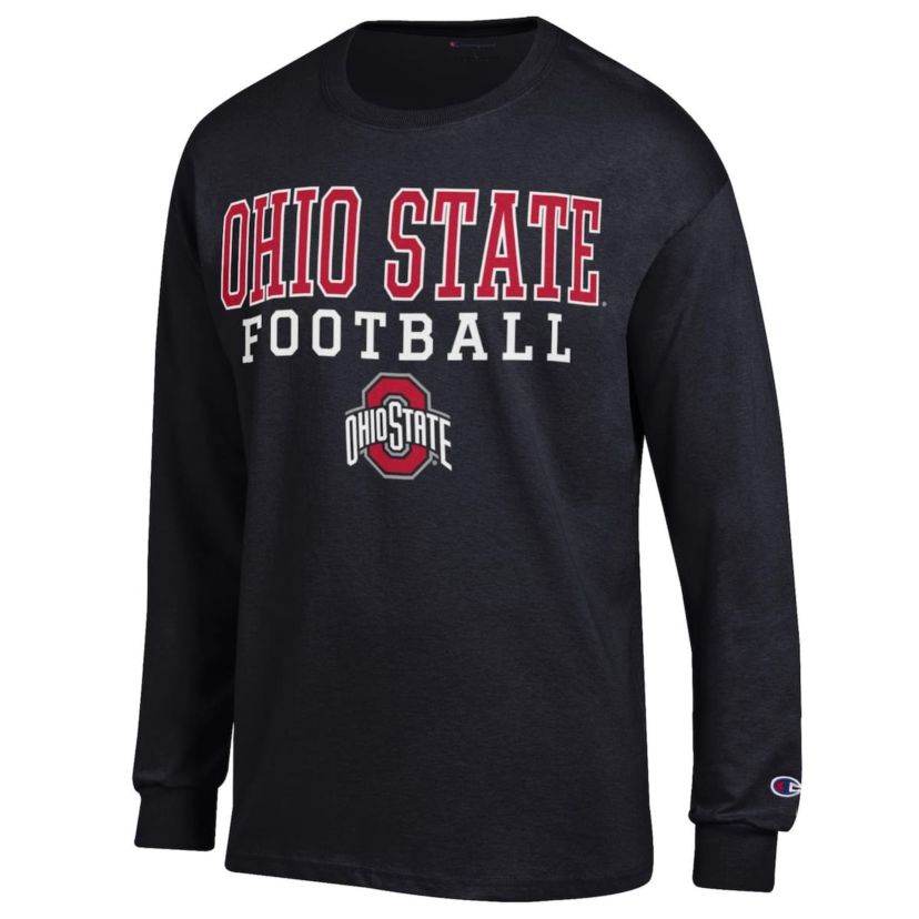 NCAA Ohio State Buckeyes Football Stack Long Sleeve T-Shirt