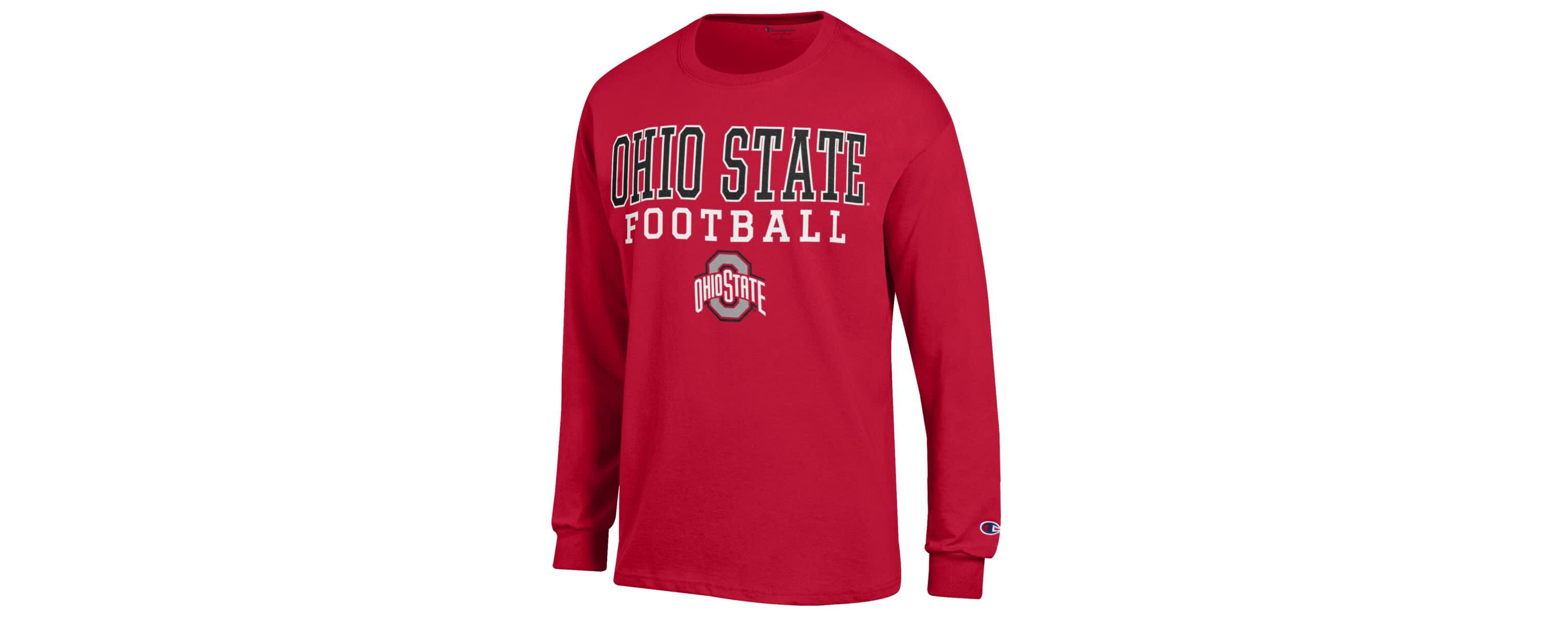 NCAA Ohio State Buckeyes Football Stack Long Sleeve T-Shirt