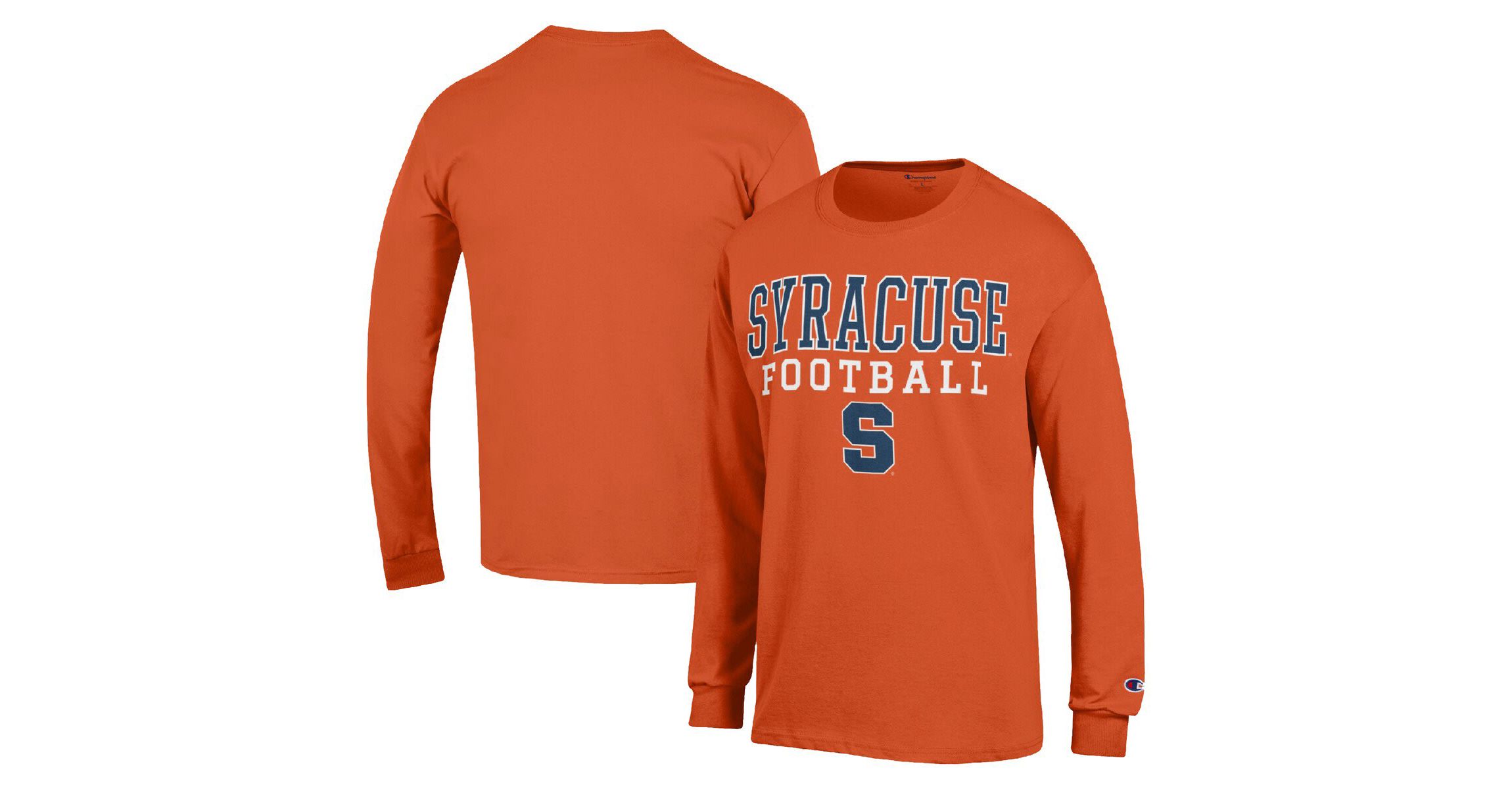 Syracuse Orange NCAA Syracuse Football Stack Long Sleeve T-Shirt