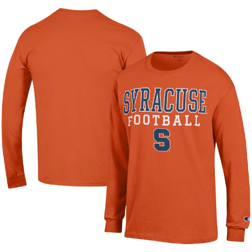 Syracuse Orange NCAA Syracuse Football Stack Long Sleeve T-Shirt