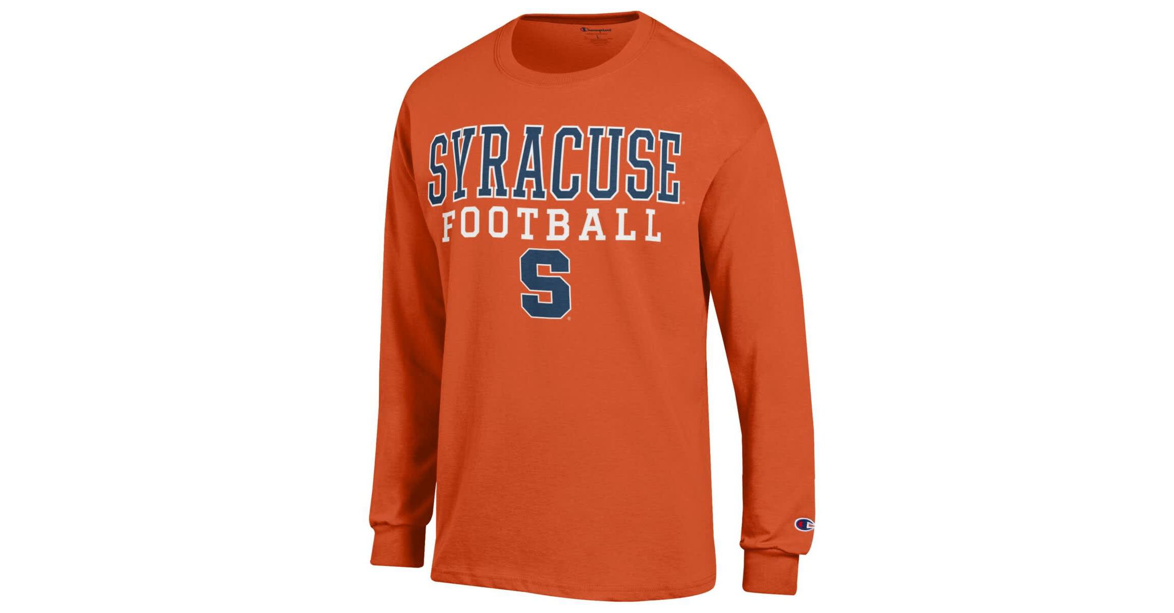 Syracuse Orange NCAA Syracuse Football Stack Long Sleeve T-Shirt