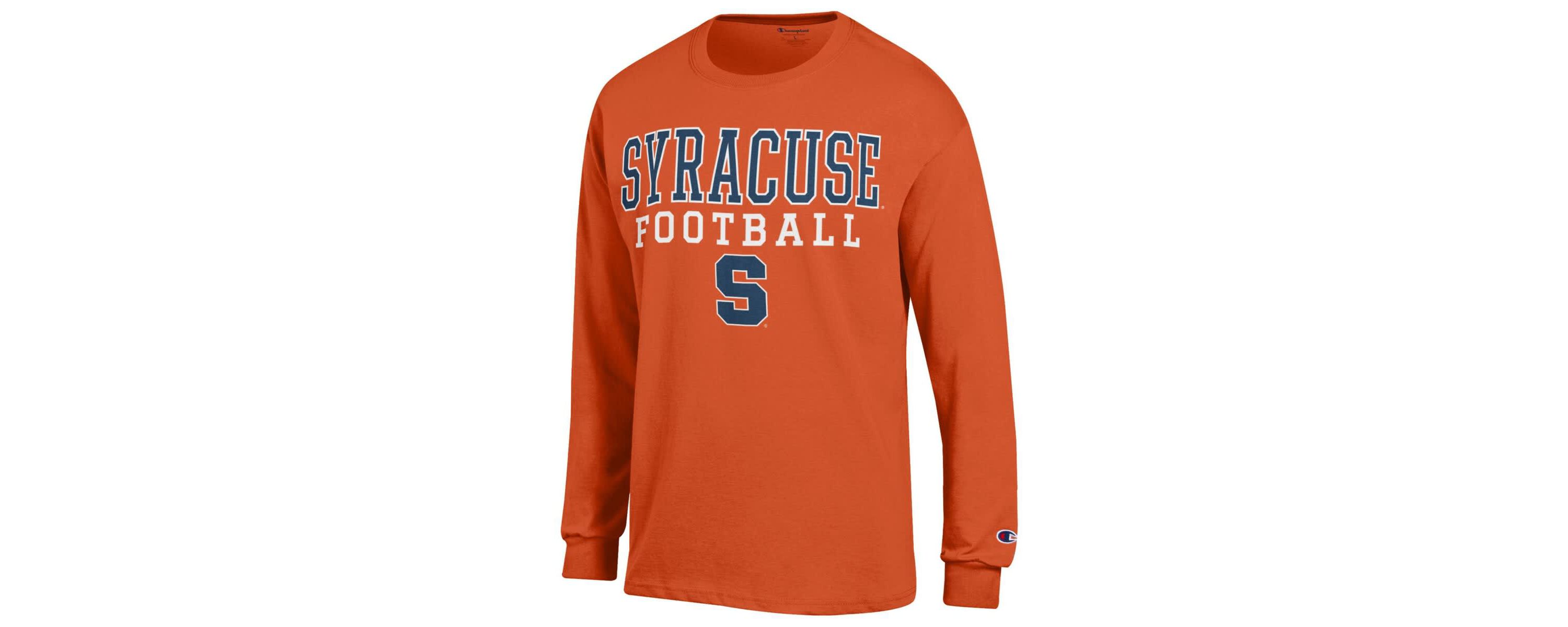 Syracuse Orange NCAA Syracuse Football Stack Long Sleeve T-Shirt