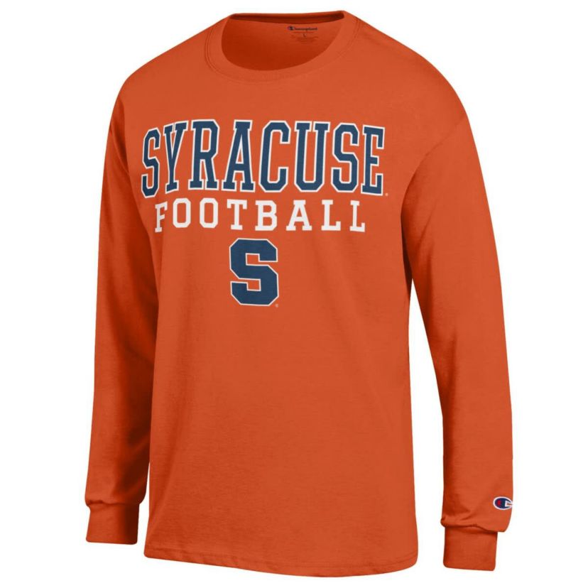 Syracuse Orange NCAA Syracuse Football Stack Long Sleeve T-Shirt