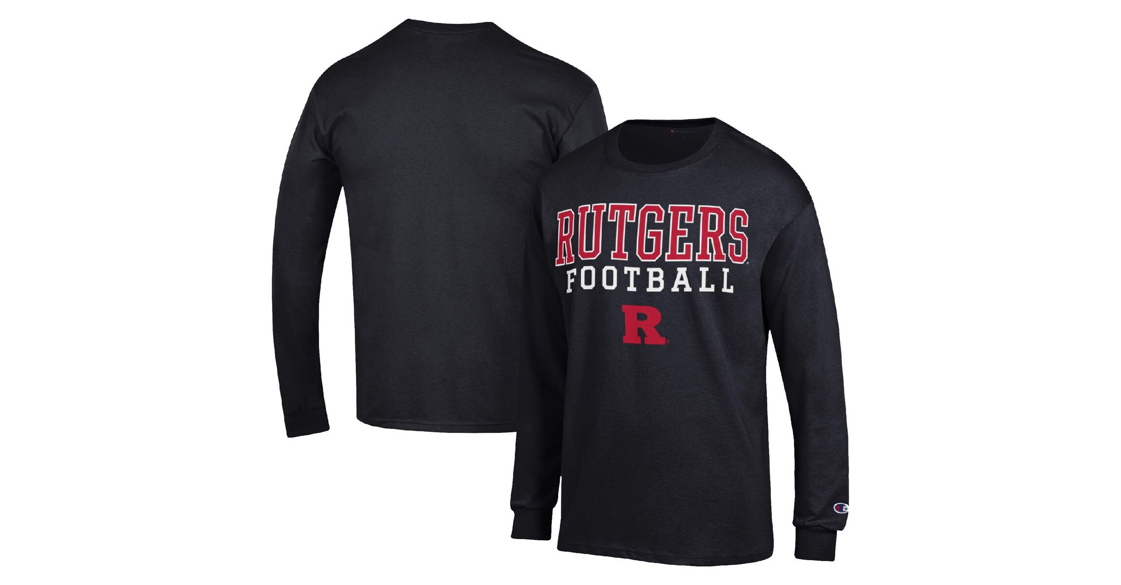 Rutgers Scarlet Knights NCAA Rutgers Knights Football Stack Long Sleeve T-Shirt
