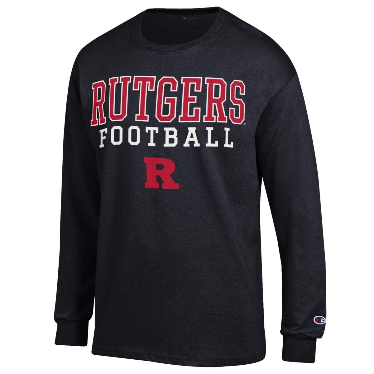 Rutgers Scarlet Knights NCAA Rutgers Knights Football Stack Long Sleeve T-Shirt