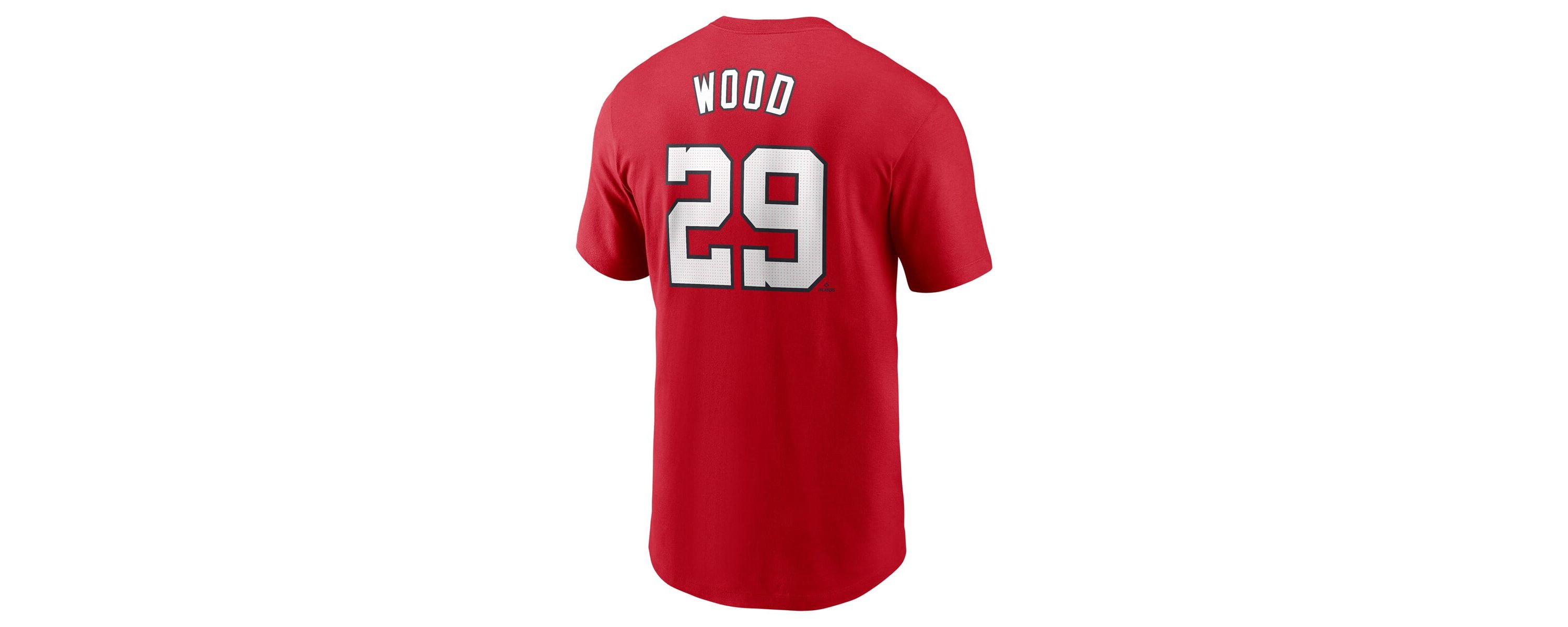 MLB Nike James Wood Washington Nationals Fuse Name & Number T-Shirt