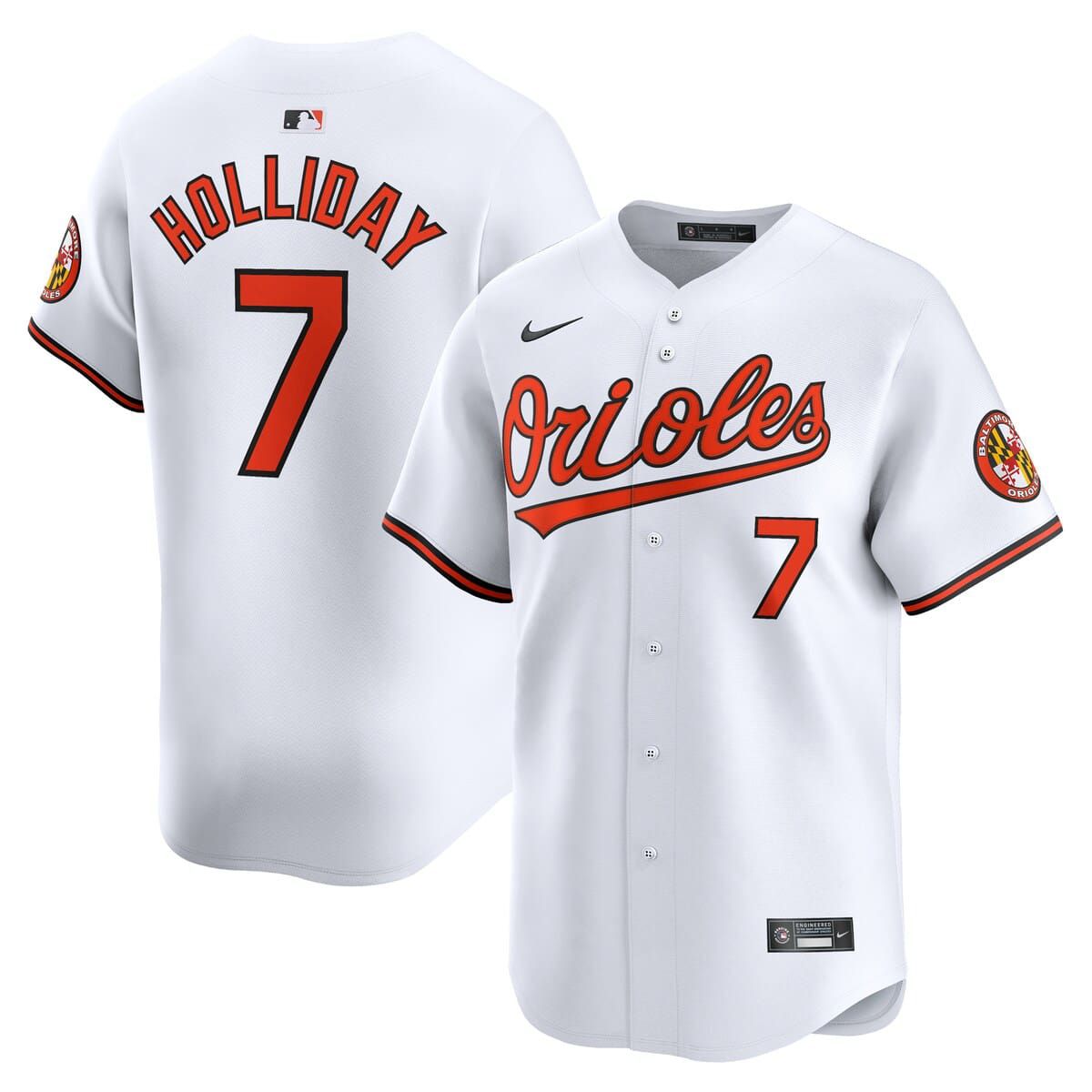 MLB Nike Jackson Holliday Baltimore Orioles Home Limited Player Jersey