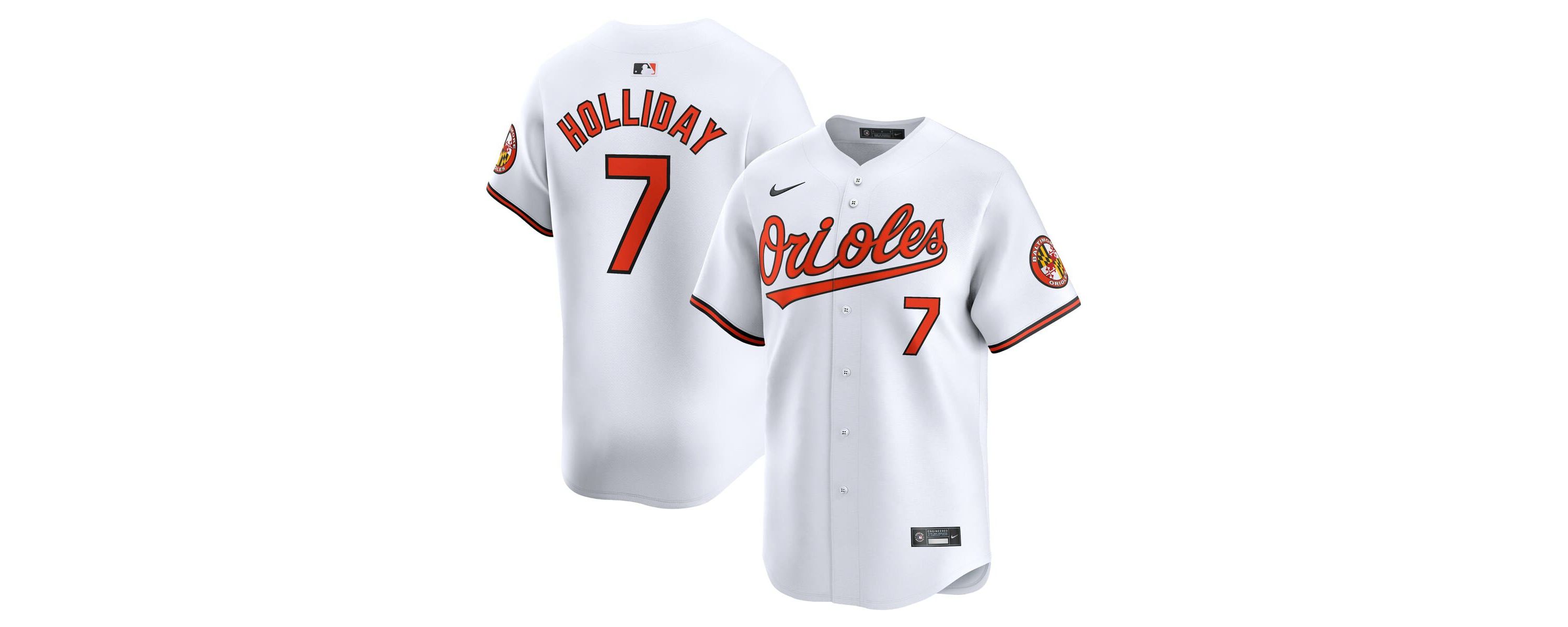 MLB Nike Jackson Holliday Baltimore Orioles Home Limited Player Jersey