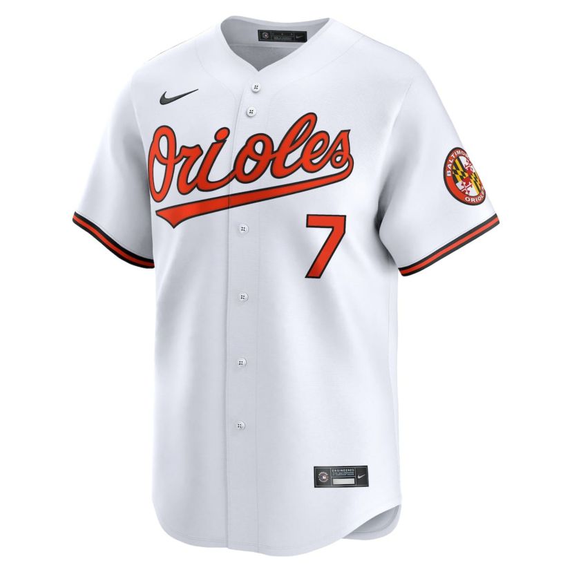 MLB Nike Jackson Holliday Baltimore Orioles Home Limited Player Jersey