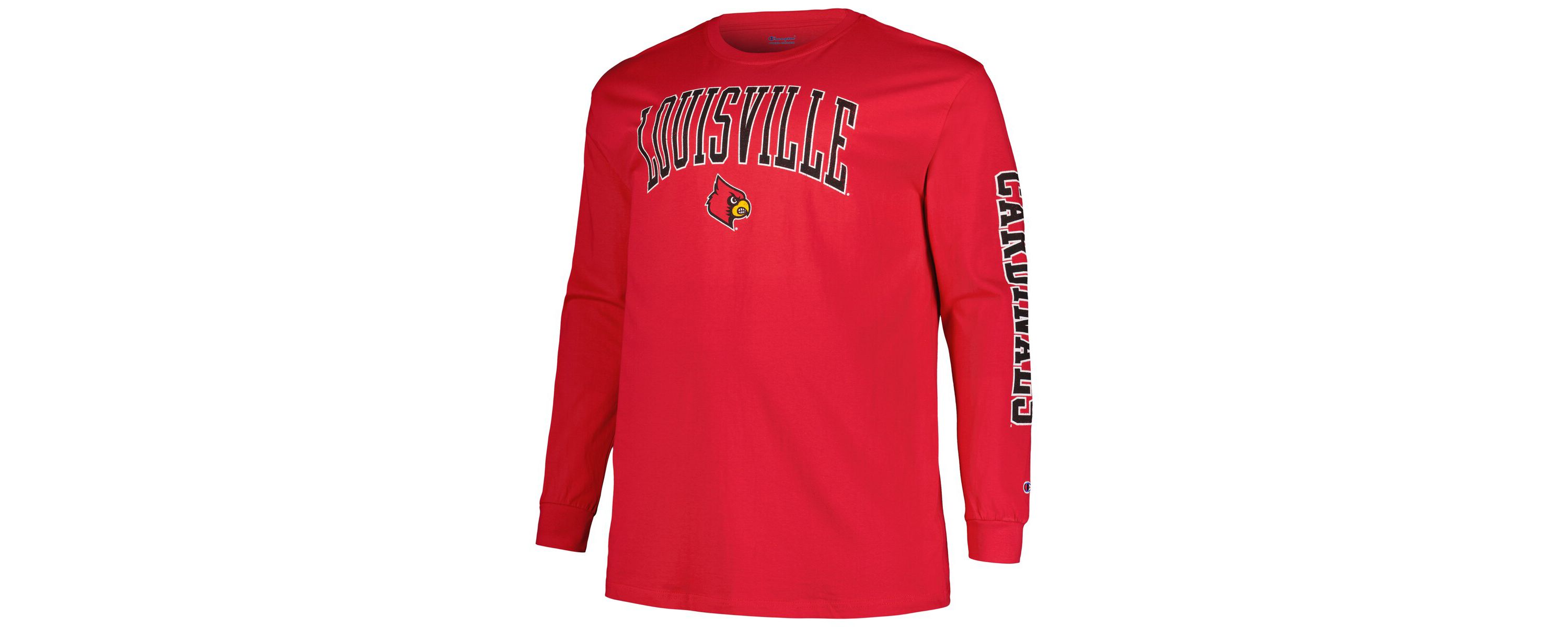 NCAA Louisville Cardinals Big & Tall 2-Hit Long Sleeve T-Shirt