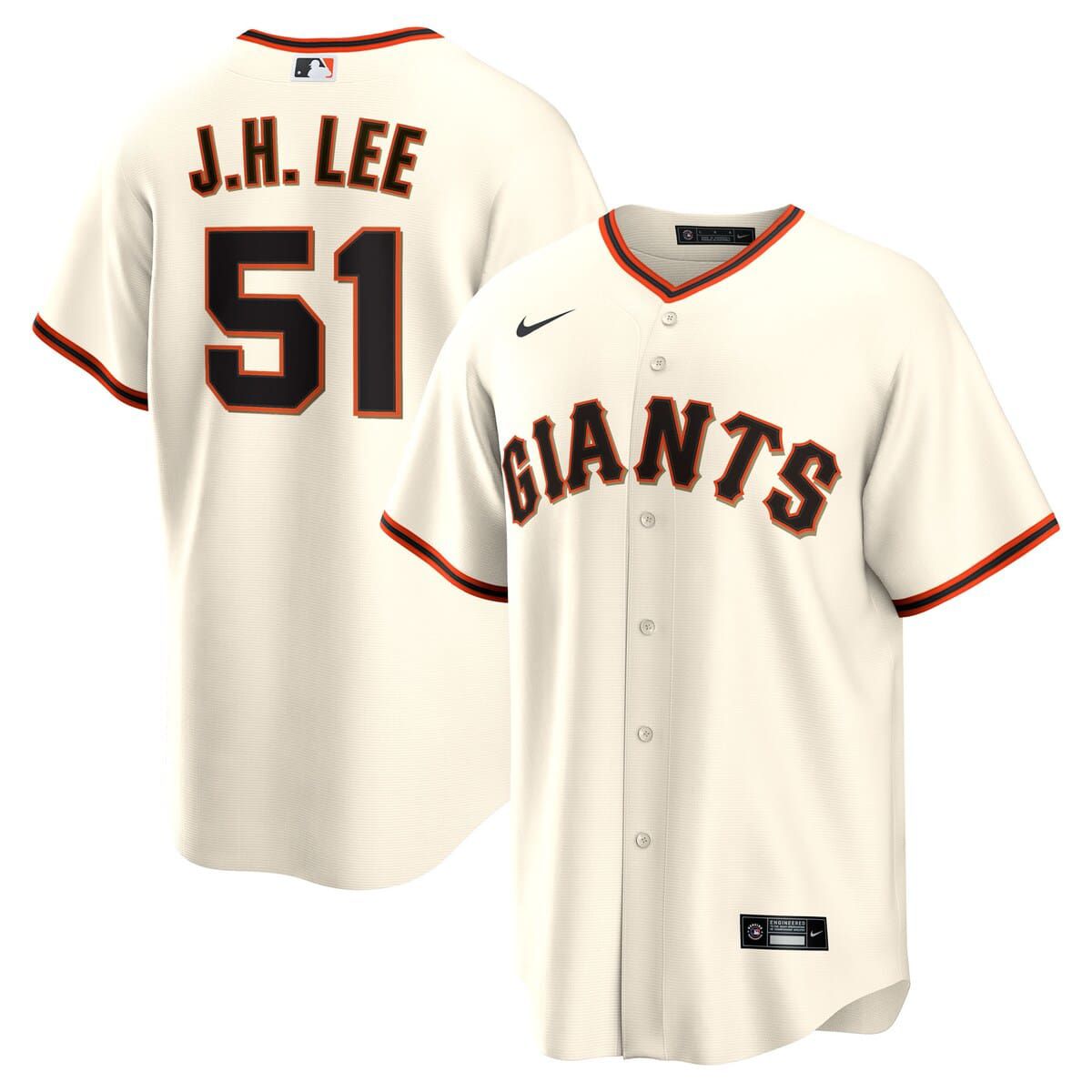 MLB Nike Jung Hoo Lee San Francisco Giants Home Replica Player Jersey
