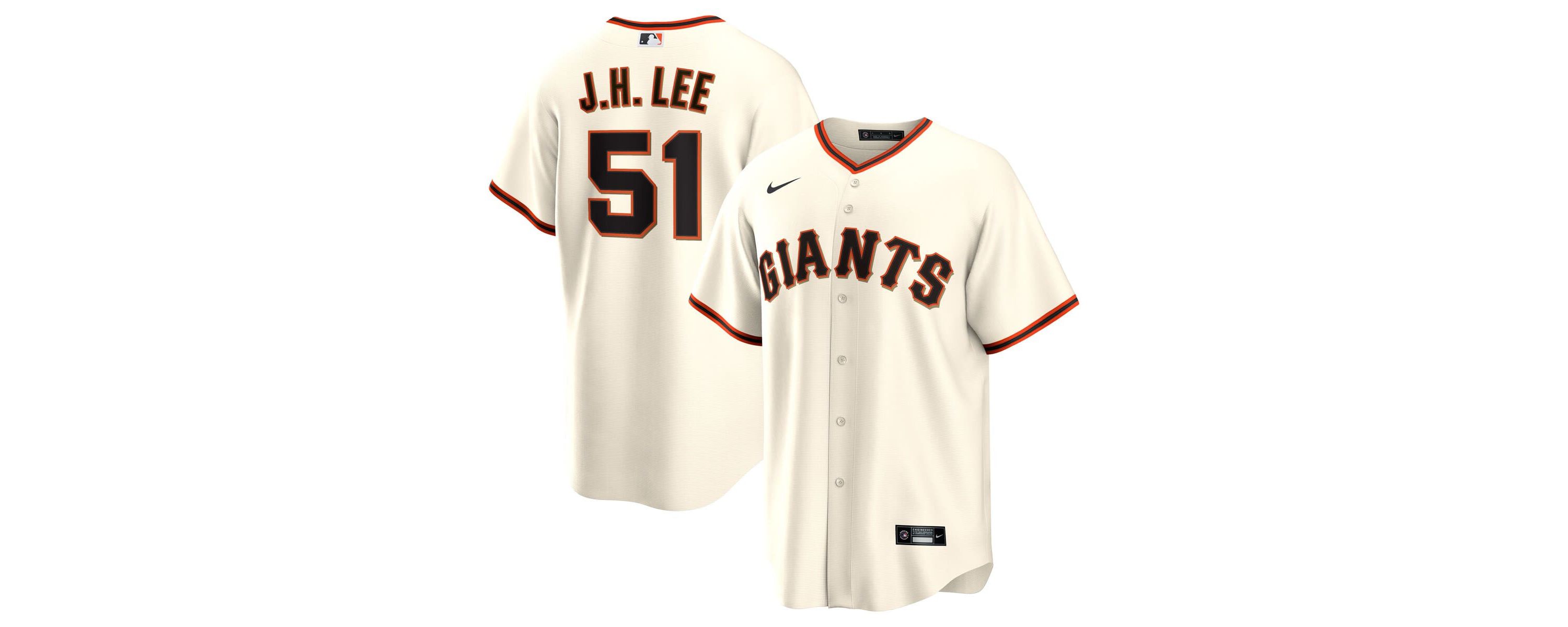 MLB Nike Jung Hoo Lee San Francisco Giants Home Replica Player Jersey