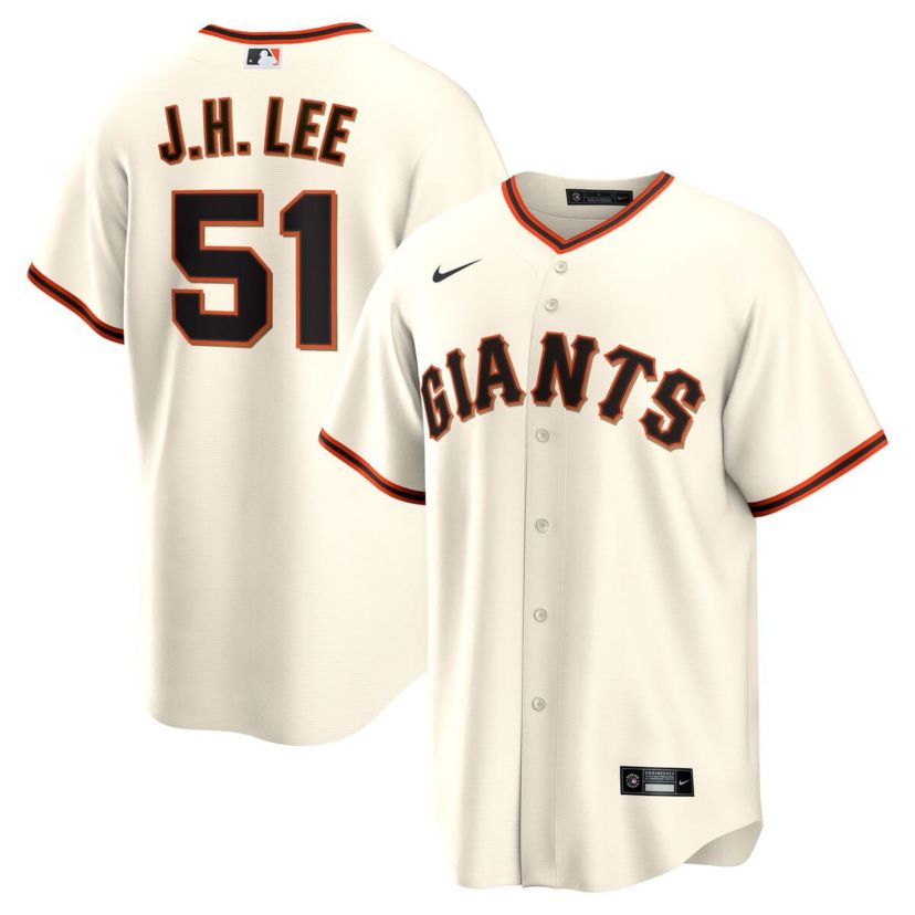 MLB Nike Jung Hoo Lee San Francisco Giants Home Replica Player Jersey
