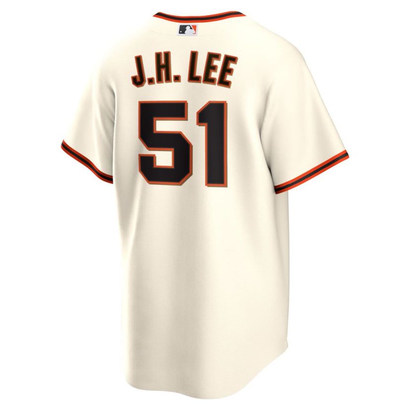 MLB Nike Jung Hoo Lee San Francisco Giants Home Replica Player Jersey