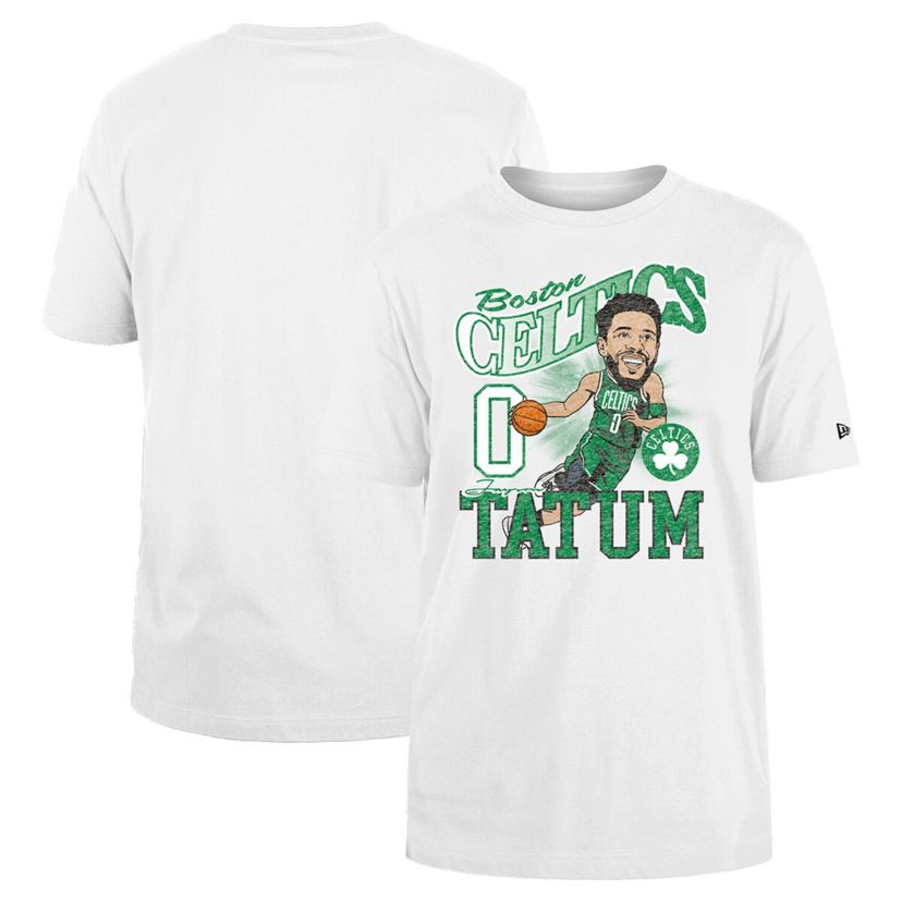 NBA Jayson Tatum Boston Celtics Caricature Player T-Shirt