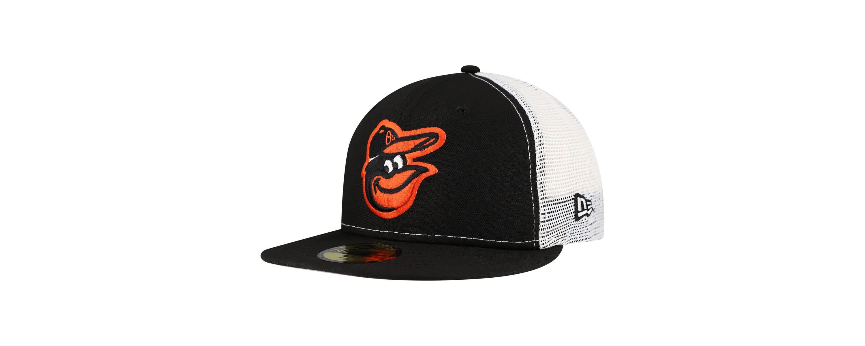 MLB Baltimore Orioles Team Color 59FIFTY Trucker Fitted Hat
