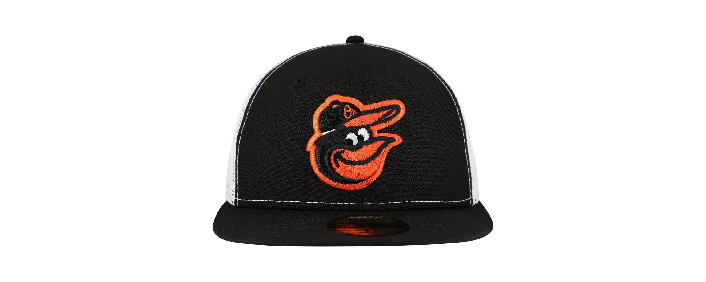MLB Baltimore Orioles Team Color 59FIFTY Trucker Fitted Hat