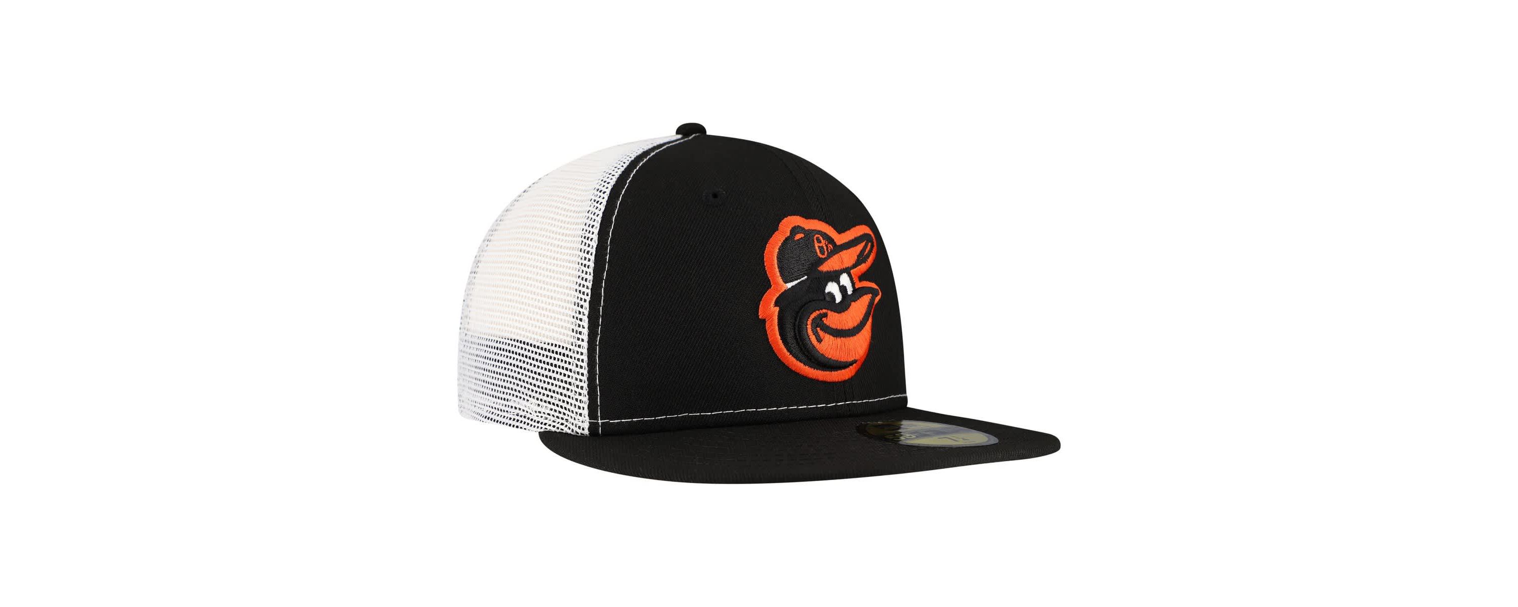 MLB Baltimore Orioles Team Color 59FIFTY Trucker Fitted Hat