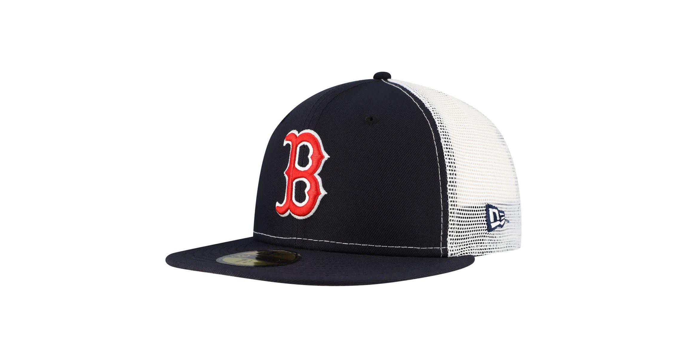 Boston Red Sox MLB Boston Sox Team Color 59FIFTY Trucker Fitted Hat