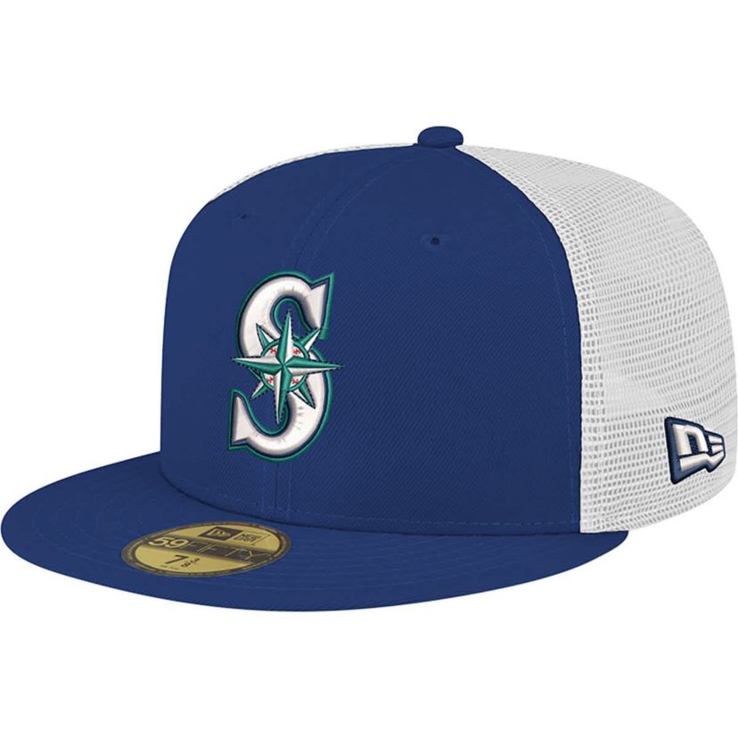 MLB Seattle Mariners Team Color 59FIFTY Trucker Fitted Hat