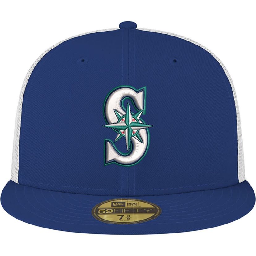 MLB Seattle Mariners Team Color 59FIFTY Trucker Fitted Hat
