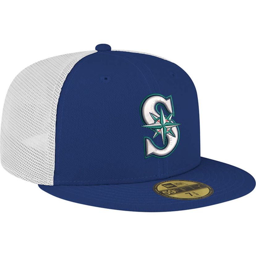 MLB Seattle Mariners Team Color 59FIFTY Trucker Fitted Hat