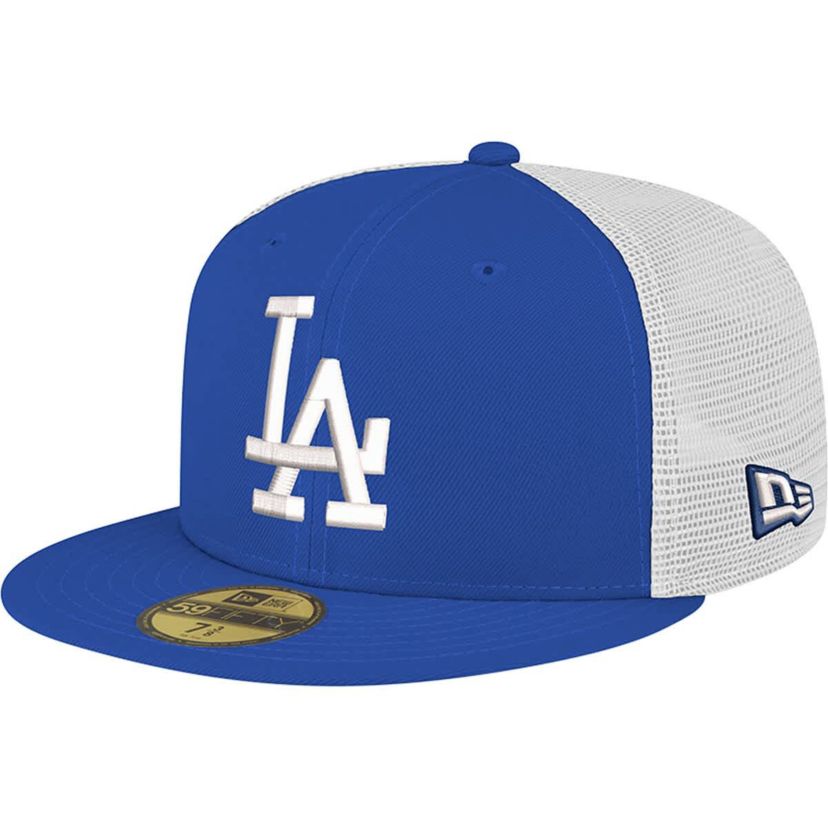 MLB Los Angeles Dodgers Team Color 59FIFTY Trucker Fitted Hat