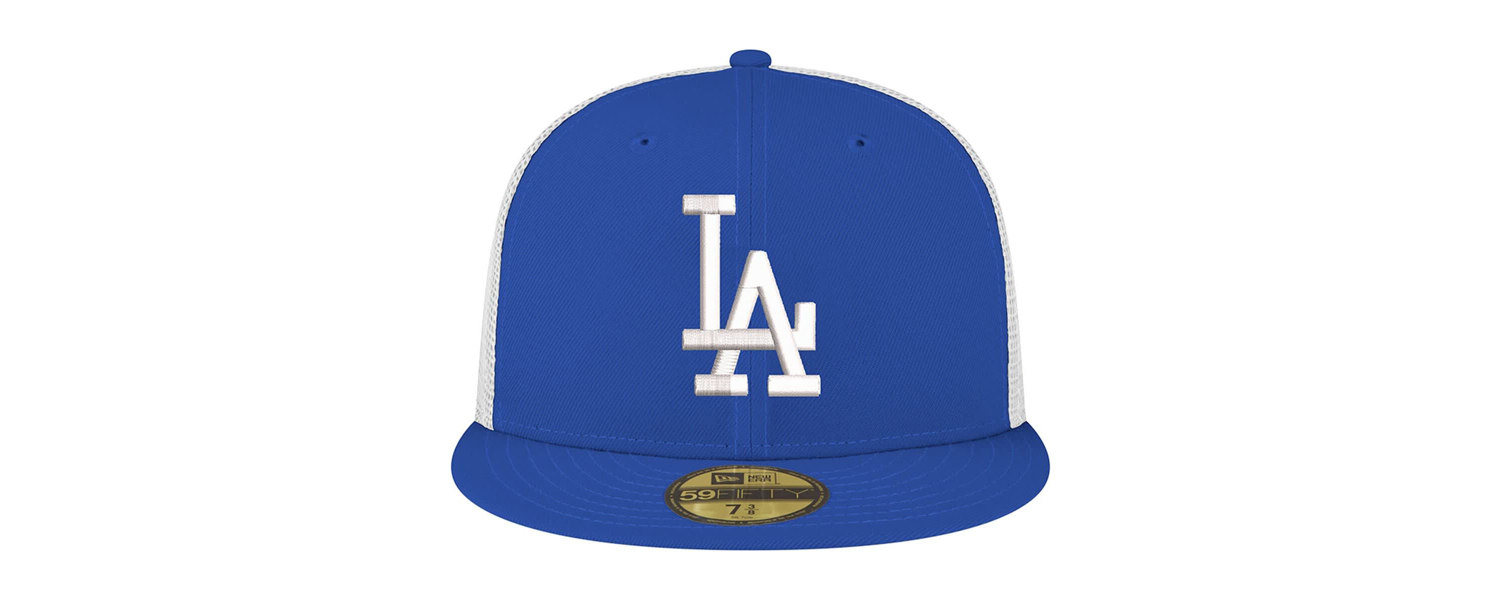 MLB Los Angeles Dodgers Team Color 59FIFTY Trucker Fitted Hat