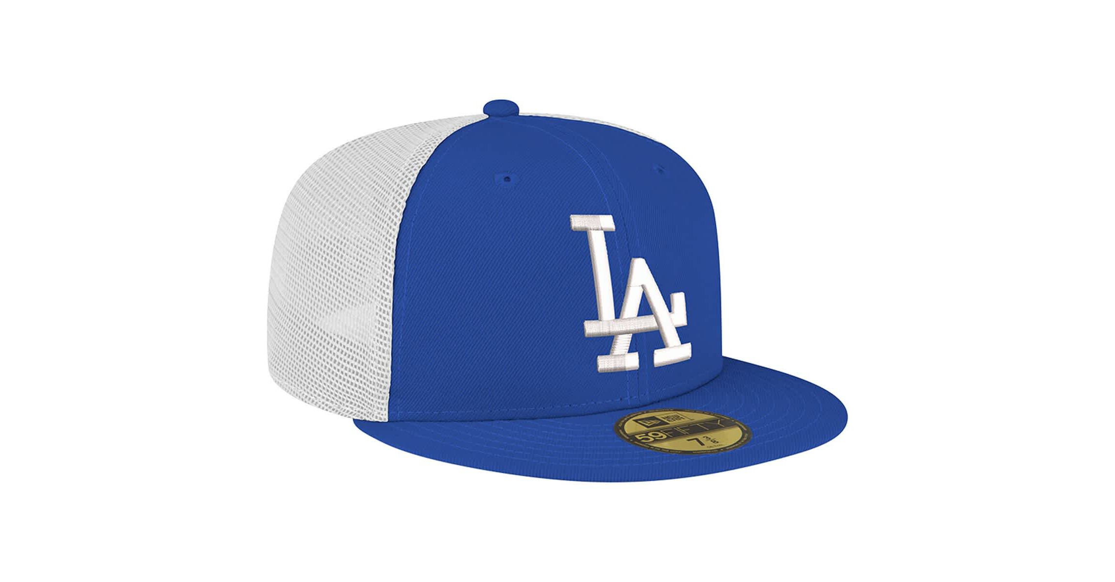 MLB Los Angeles Dodgers Team Color 59FIFTY Trucker Fitted Hat