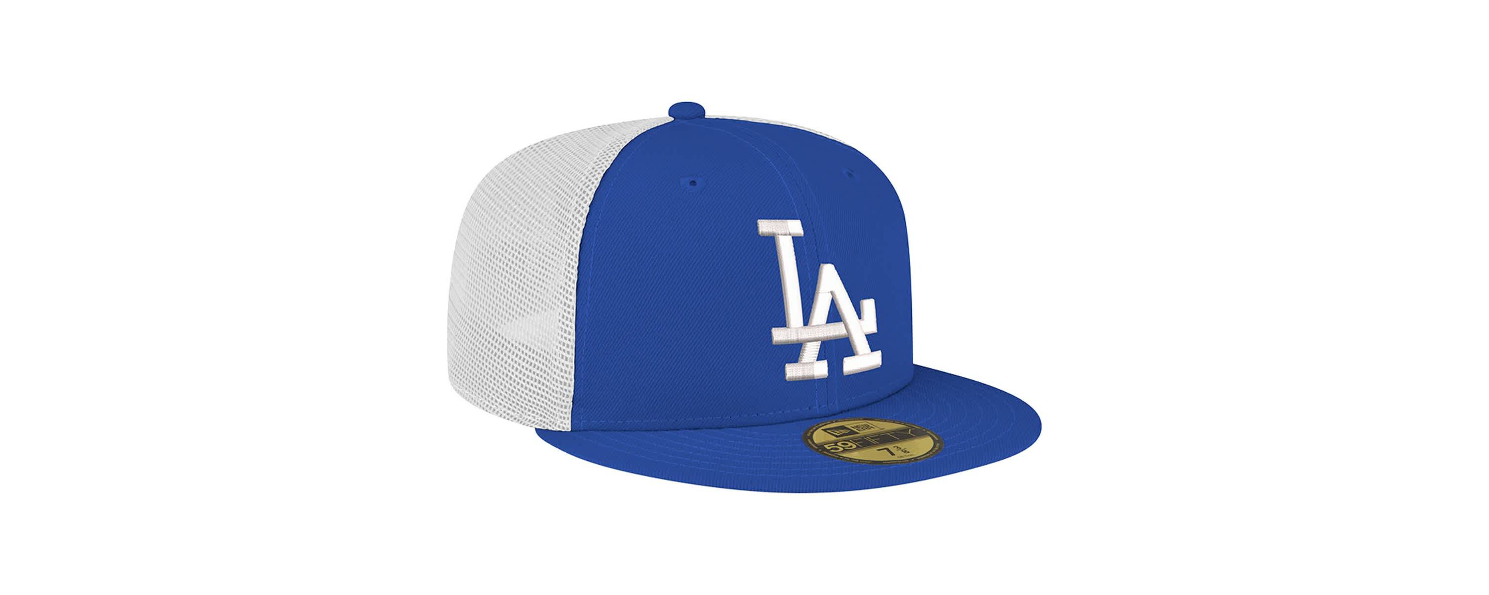 MLB Los Angeles Dodgers Team Color 59FIFTY Trucker Fitted Hat