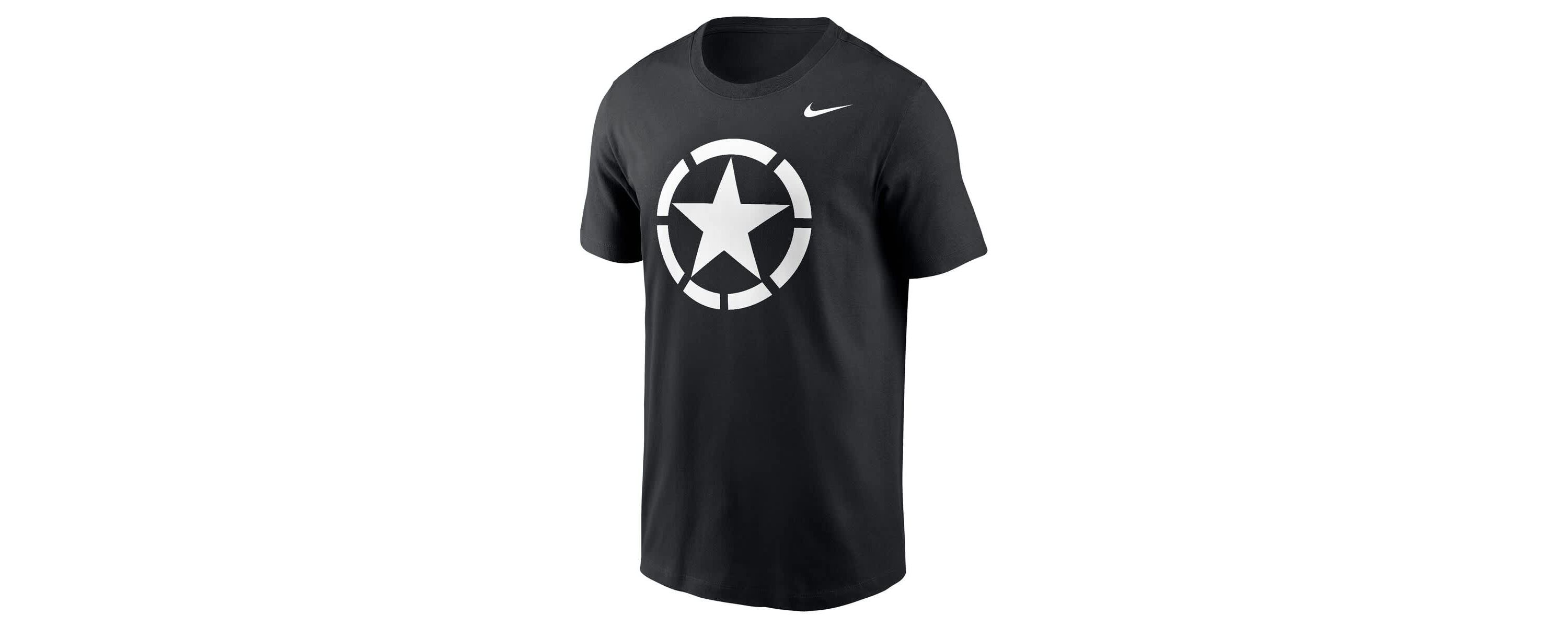 Army Black Knights NCAA Nike Army Knights 2024 Rivalry Collection Star T-Shirt