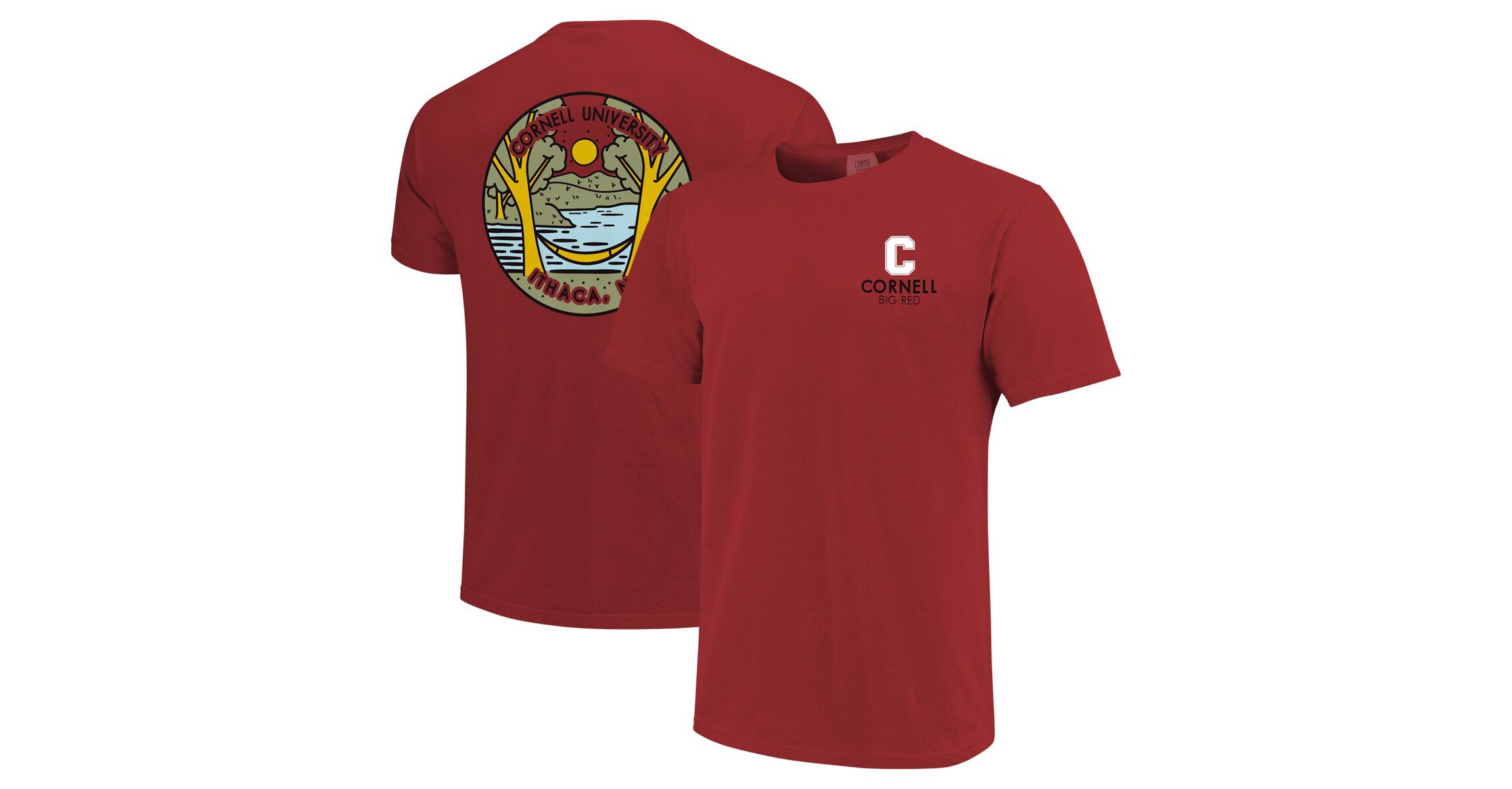 Cornell Big Red NCAA Unisex Cornell Big Scenic T-Shirt