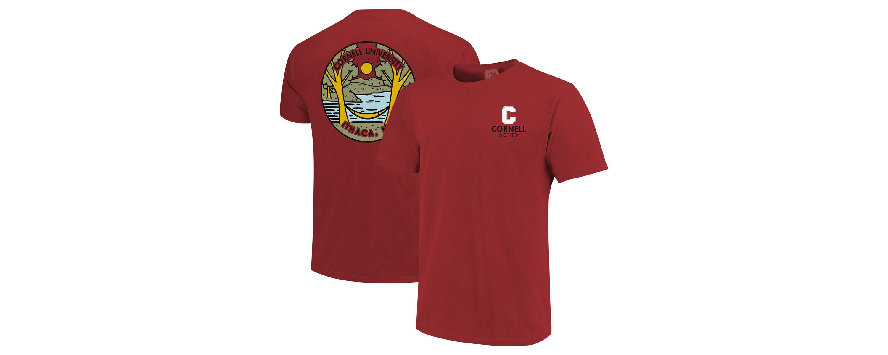 Cornell Big Red NCAA Unisex Cornell Big Scenic T-Shirt
