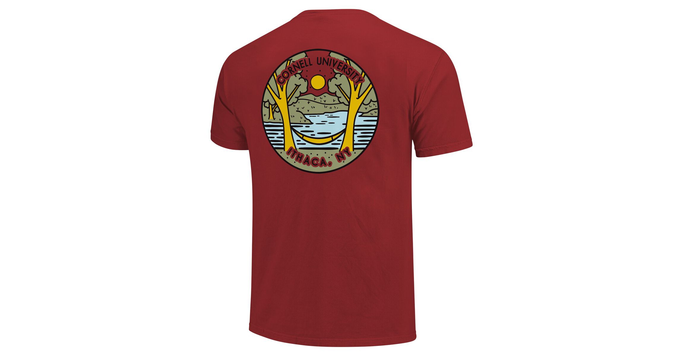 Cornell Big Red NCAA Unisex Cornell Big Scenic T-Shirt