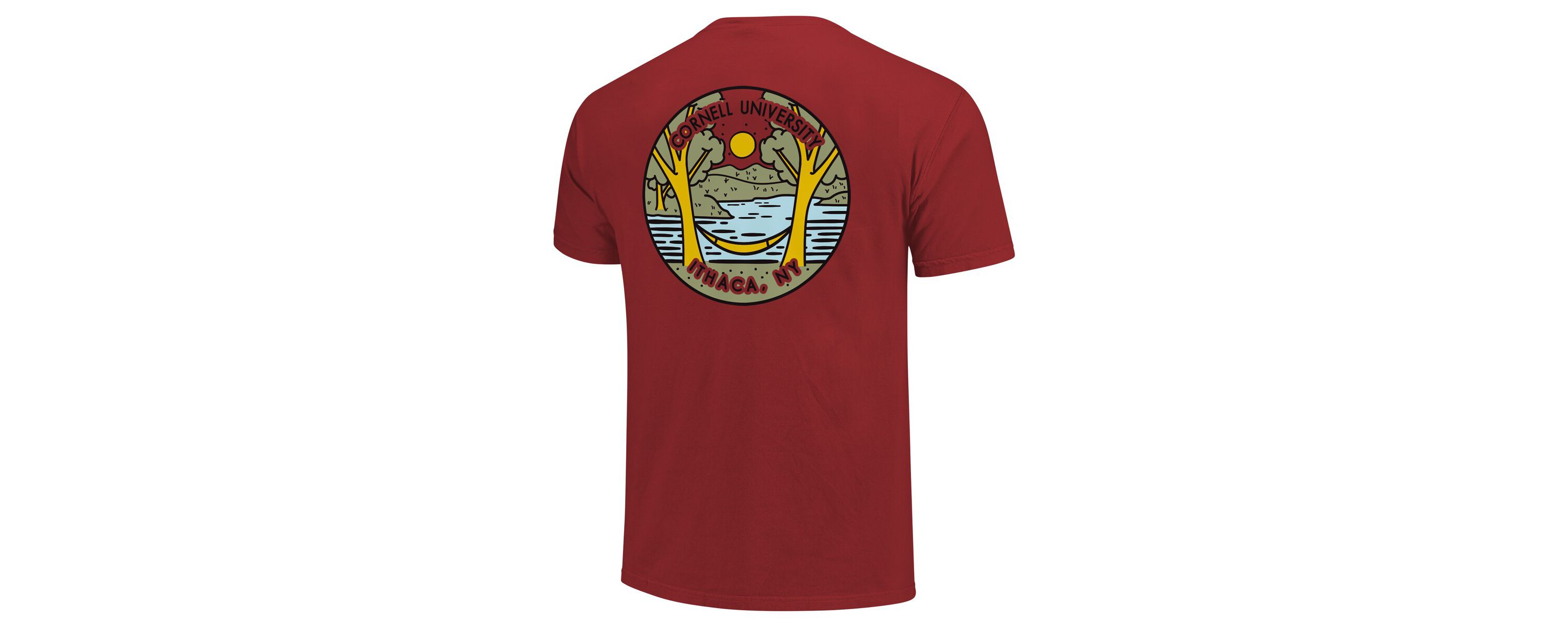 Cornell Big Red NCAA Unisex Cornell Big Scenic T-Shirt
