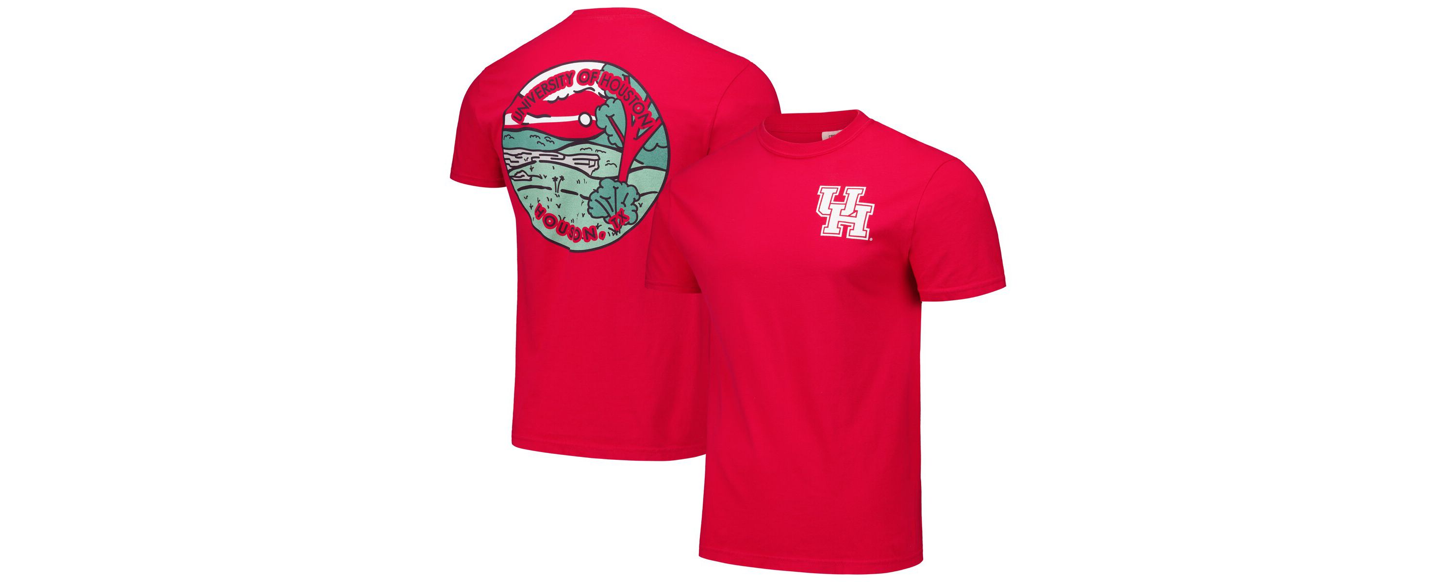 NCAA Unisex Houston Cougars Scenic T-Shirt
