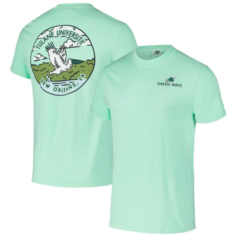 Tulane Green Wave NCAA Unisex Tulane Wave Scenic T-Shirt