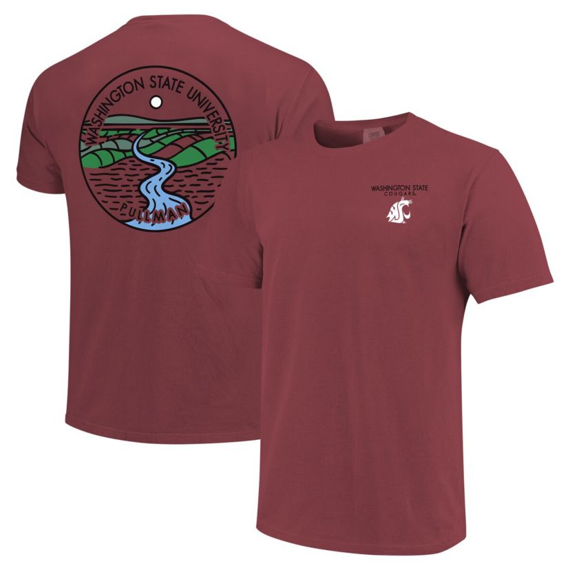 NCAA Unisex Washington State Cougars Scenic T-Shirt