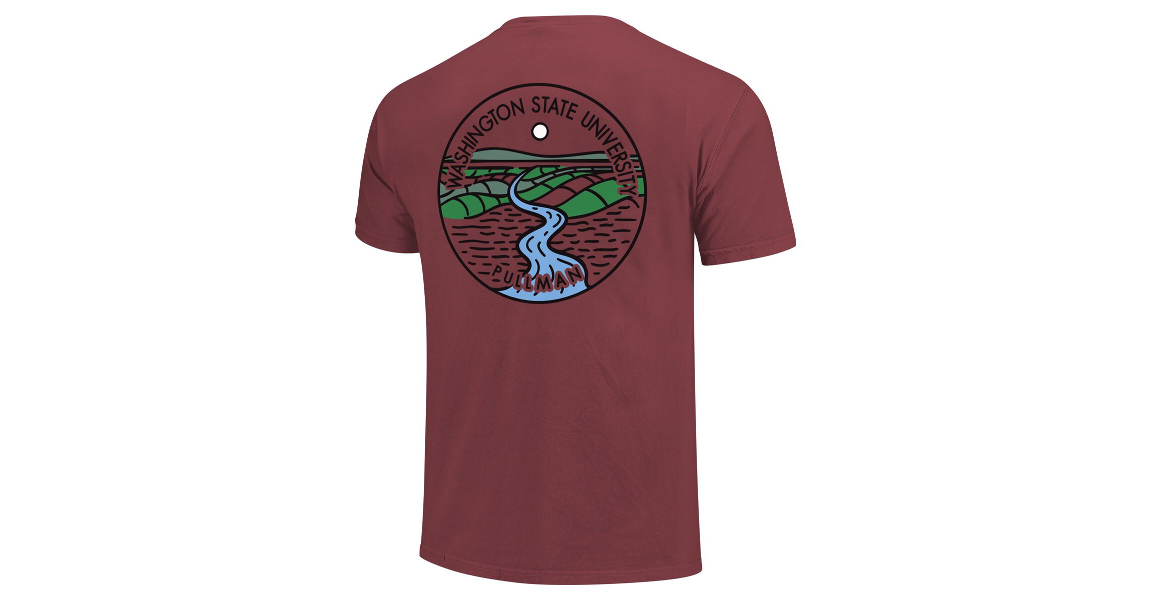 NCAA Unisex Washington State Cougars Scenic T-Shirt